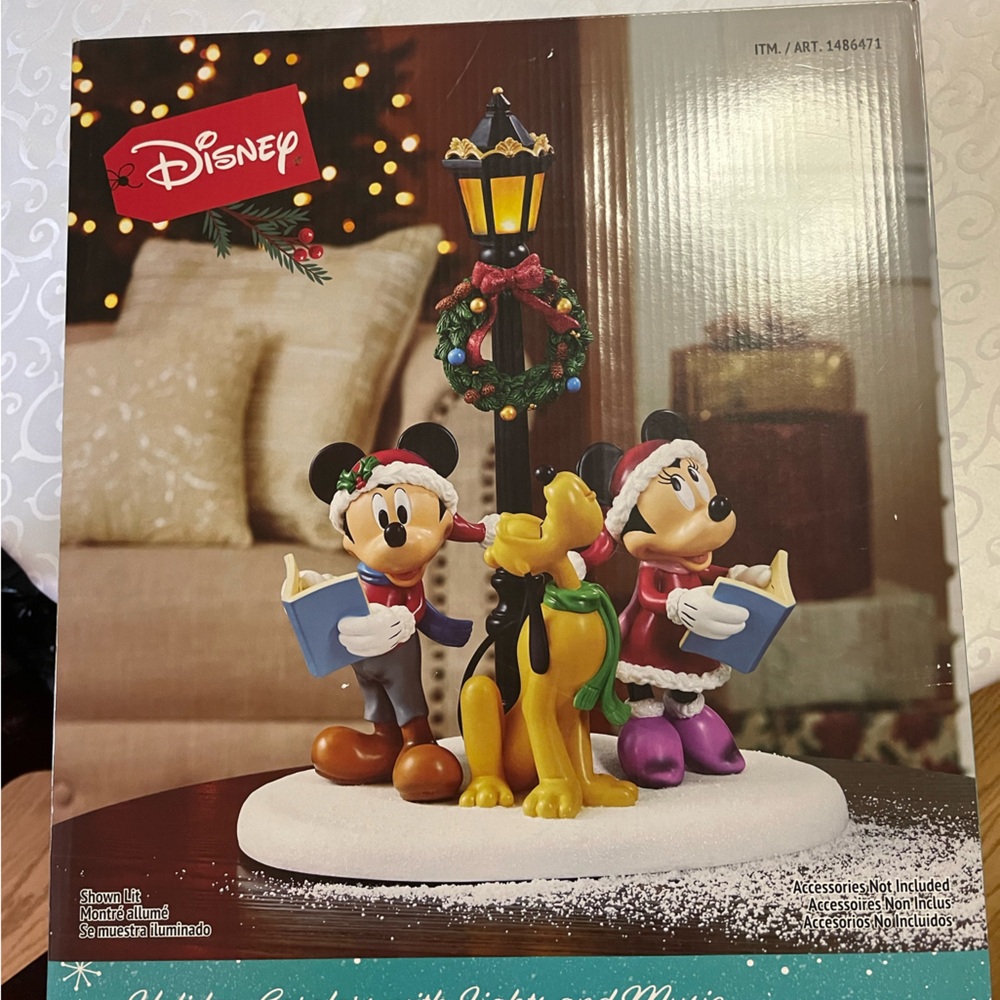 Christmas Mickey and Minnie with lights and music - Picture 2 of 2